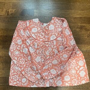 Floral Button-Up Blouse